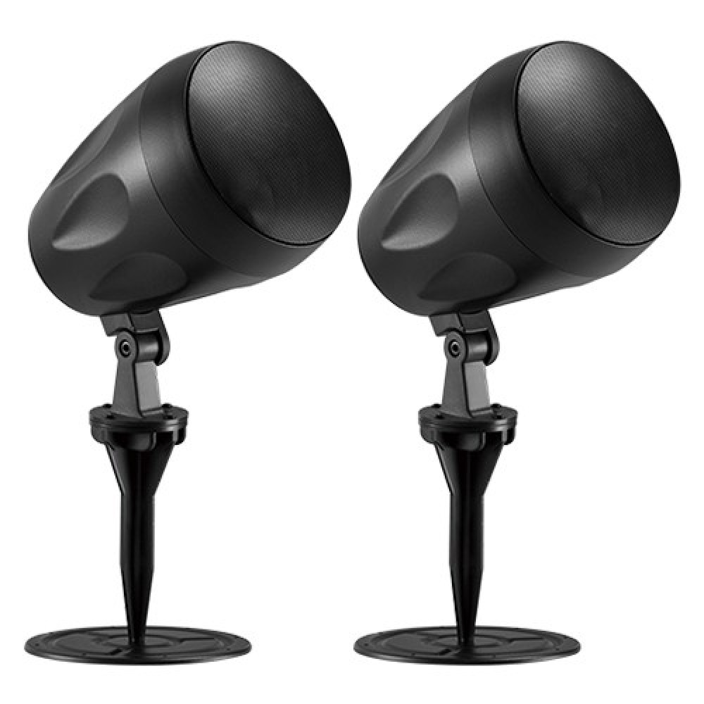 Landscape Speakers, 40W, 6.5'' Two-Way, Black (Pair)